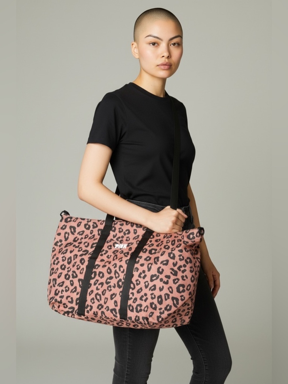 Victoria's Secret PINK Leopard Print Weekender Tote